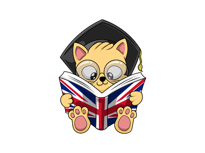 England Cat cartoon character