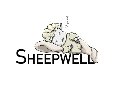 Sheep cartoon character branding cartoon character cute cute design design doodleart illustration logo mascot sheep ui ux vector