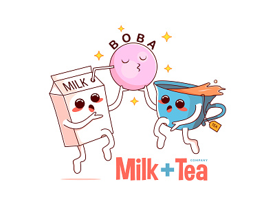Milk + Tea Illustration