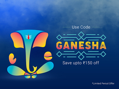 Ganesha graphic design typography