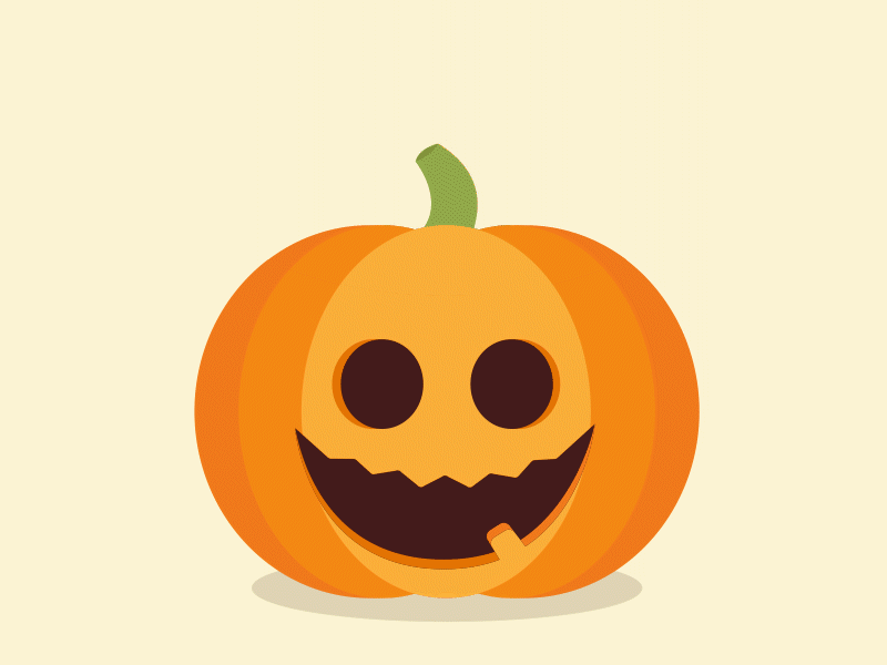 Bouncing pumpkin