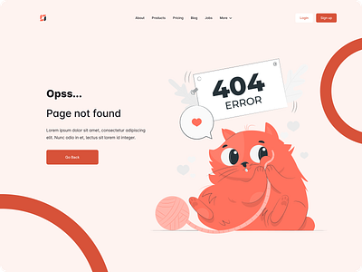 404 Page 404 404 page creatives design illustration portfolio product ui uidesign uiux webdesign