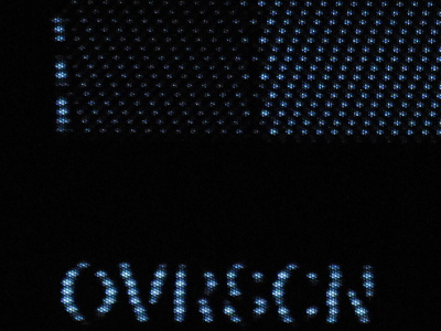 OVRSCN abstract glitch logo motion new media ovrscn video art