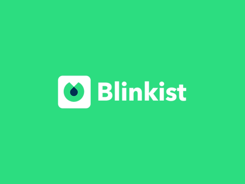 Blinkist Mobile App audio blinkist green mgurney88 motion