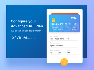 DocuSign daily UI 001 checkout daily docusign pricing ui