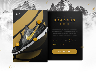 Nike product detail page