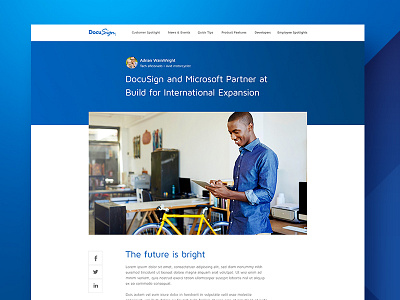 DocuSign Article Page