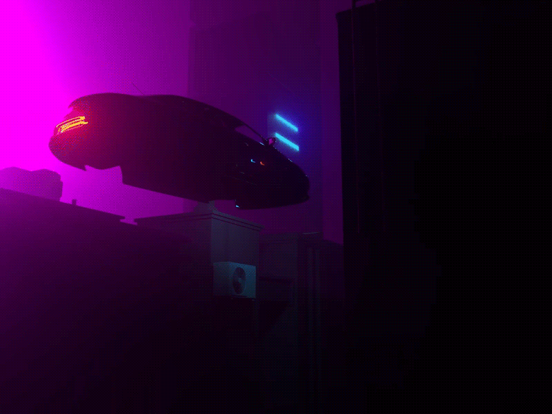 Flying Car 3d blade runner blade runner 2049 bladerunner c4d car city cyberpunk flying future light neon retro