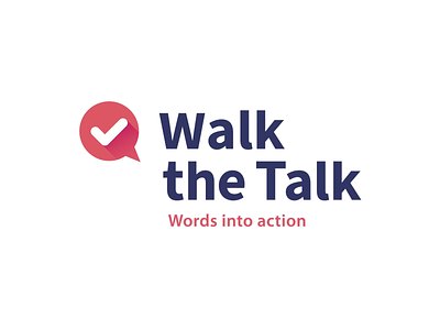 Walk the Talk speechbubblelogo