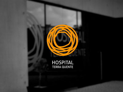 Hospital terra Quente bird brand identity branding health hospital logo medicine minimalistic nest stork