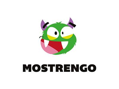 Monster logo beast brand identity cartoon consulting cute logo monster troll