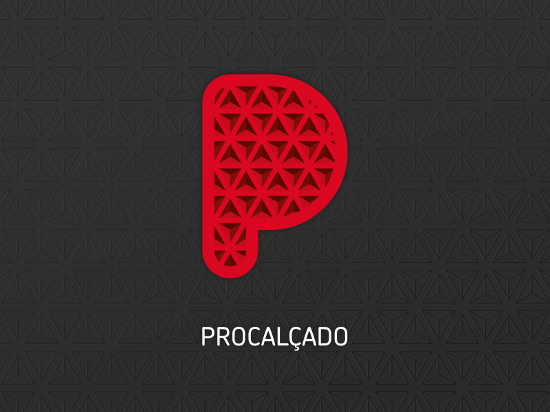 Procalcado logo logo brand identity rubber branding industry soles footwear shoes