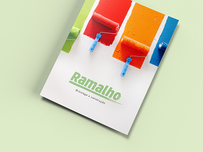Ramalho brand identity construction decor logotipe paint paintbrush