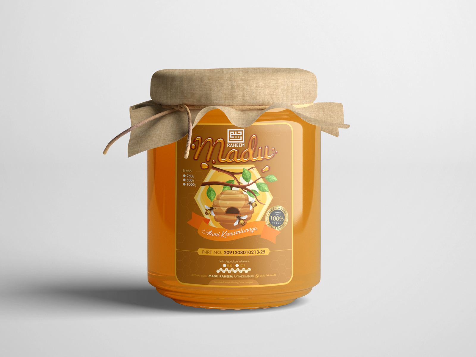 Madu Raheem Label Design by Anton Hilman on Dribbble