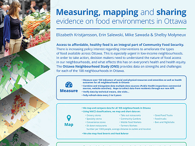 Ottawa Neighbourhood Study Poster map ottawa poster