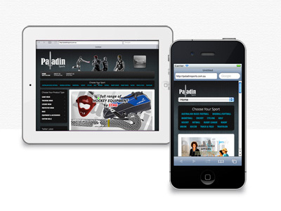 Paladin Sports New Website akcreation ecommerce website web design