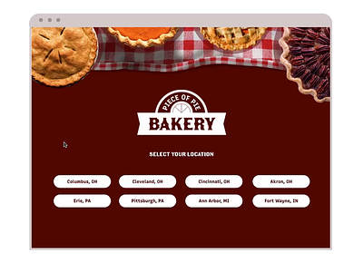 Piece Of Pie // ProtoPie Weekly Challenge ui user interface user interface design ux web design webdesign