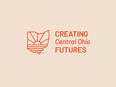 Creating Central Ohio Futures branding design graphic design illustration logo