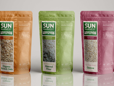 Sun Harvest Packaging Designs design graphic design package packaging packaging design