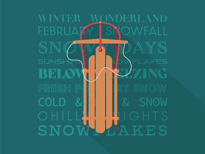Winter Illustration il illustration illustrator typography