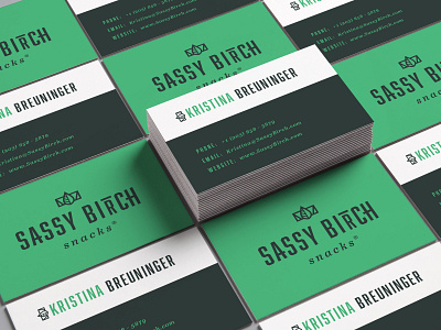 Sassy Birch Business Cards branding design graphic design layout layoutdesign logo logo design typography