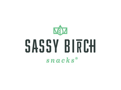 Sassy Birch Snacks Logo branding design graphic design layout logo logo design typography