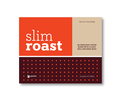 Slim Roast Coffee Packaging Concepts 1 branding design graphic design layout package package design packaging typography