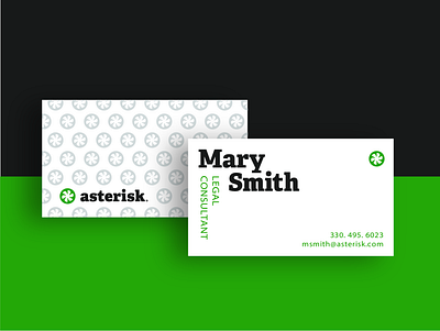 Asterisk Business Card Design Concept brand brand design brand identity branding brandingconcept design graphicdesign icon icondesign logo logodesign logodesigner logomark logotype visual design visualidentity