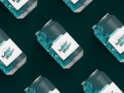 Seltzer Water Label // Weekly Warmup branding design graphic design illustration illustrator layout layoutdesign logo package design typography