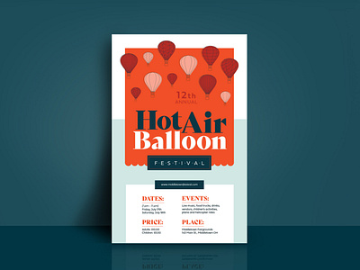 Hot Air Balloon Poster