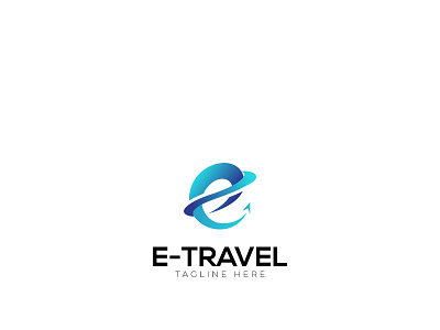 initial letter E hotel & travel art design icon illustration industrial logo logo design travel typography vector