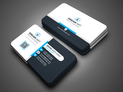 Clean Style Business Card - Corporate Identity Template modern