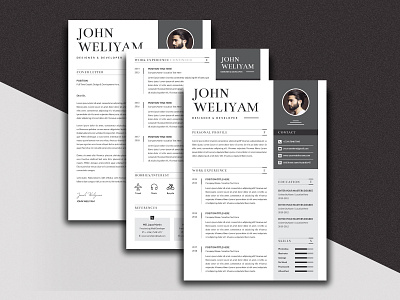 John Modern Resume Template bankers resume clean resume creative resume cv doctors resume infographic resume job seekers modern