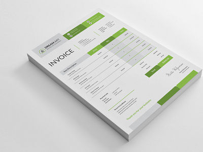 Creative Invoice - Corporate Identity Template invoice design