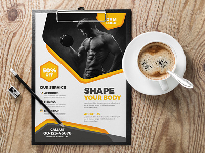 Multi Fitness Flyer - Corporate Identity Template multipurpose