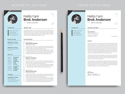 Clean & Elegant Resume/CV Template