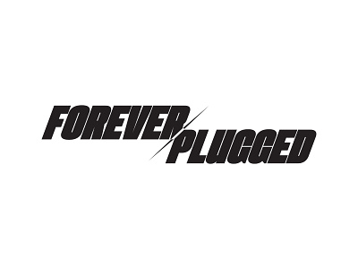 Forever Plugged Logo branding design logo vector