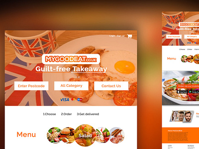 Food Delivery Website UI Design