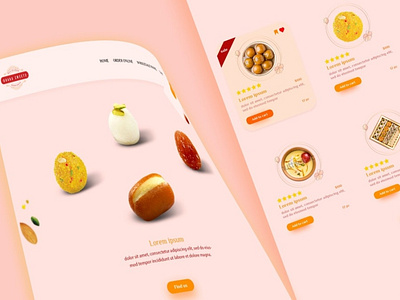 Dhaka Sweets Website Design