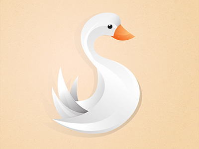 Cygne animal bird illustration illustrator