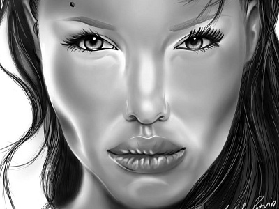 Illustration Angelinajolie adobe illustrator angelina jolie drawing illustration