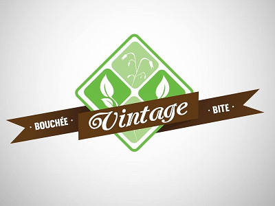 Logo Boucheevintagebite adobe illustrator classic logo logo design vintage