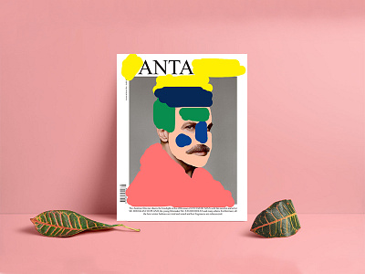 Julien Martin - Anta anta cover fashion graphic illustration magazine portret