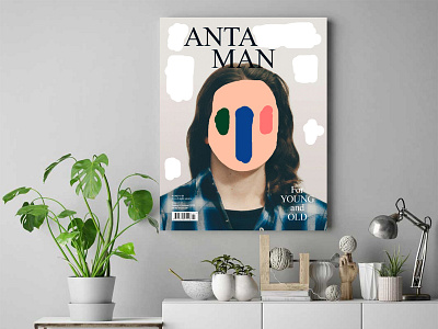 Julien Martin - Magazine Concept anta cover fashion graphic illustration magazine portret