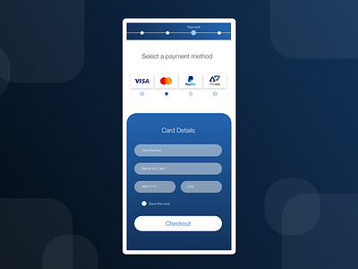 Card Checkout design ui vector