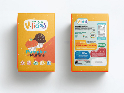 V-licious Muffins packaging