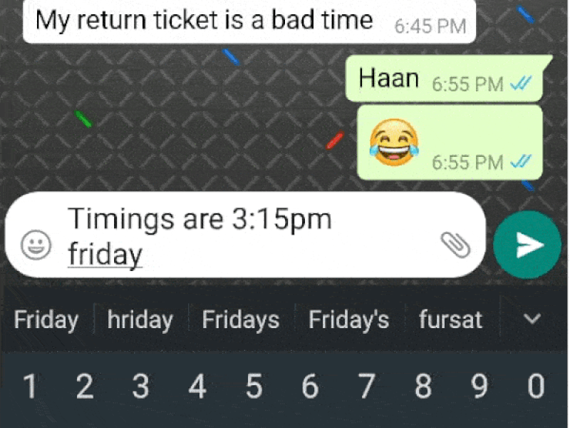 Stylize words in whatsapp