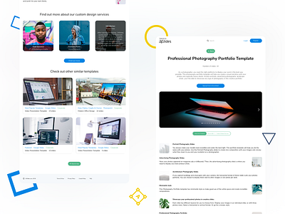 Individual presentation design brand design design desktop flat homepage interface landing page design minimal site ui ui kit user interface ux website