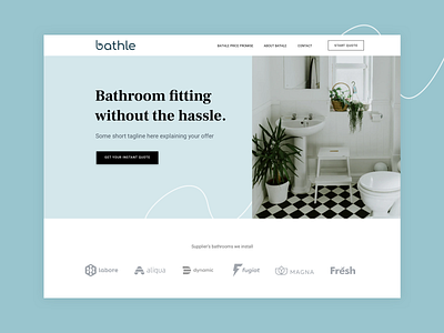 Bathroom Fitting Landing Page