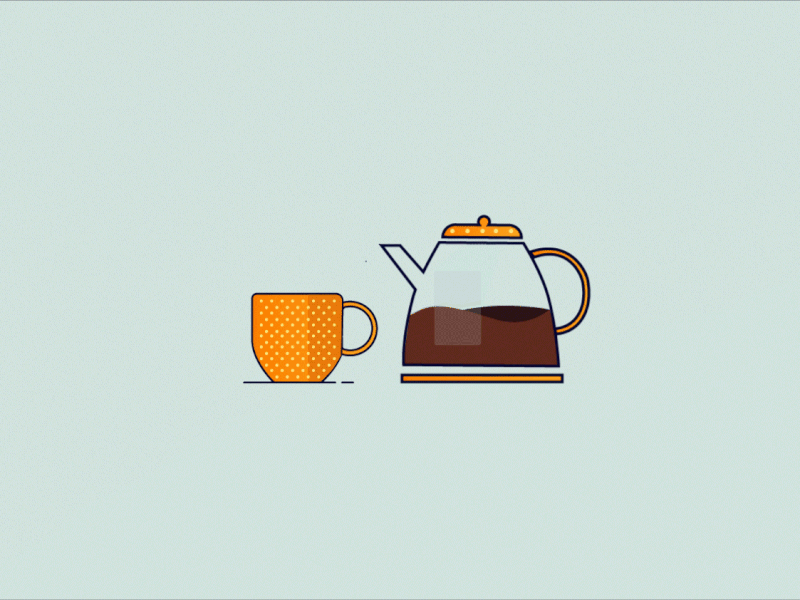 Tea loading animation aftereffects loading micro animation microinteraction teapot